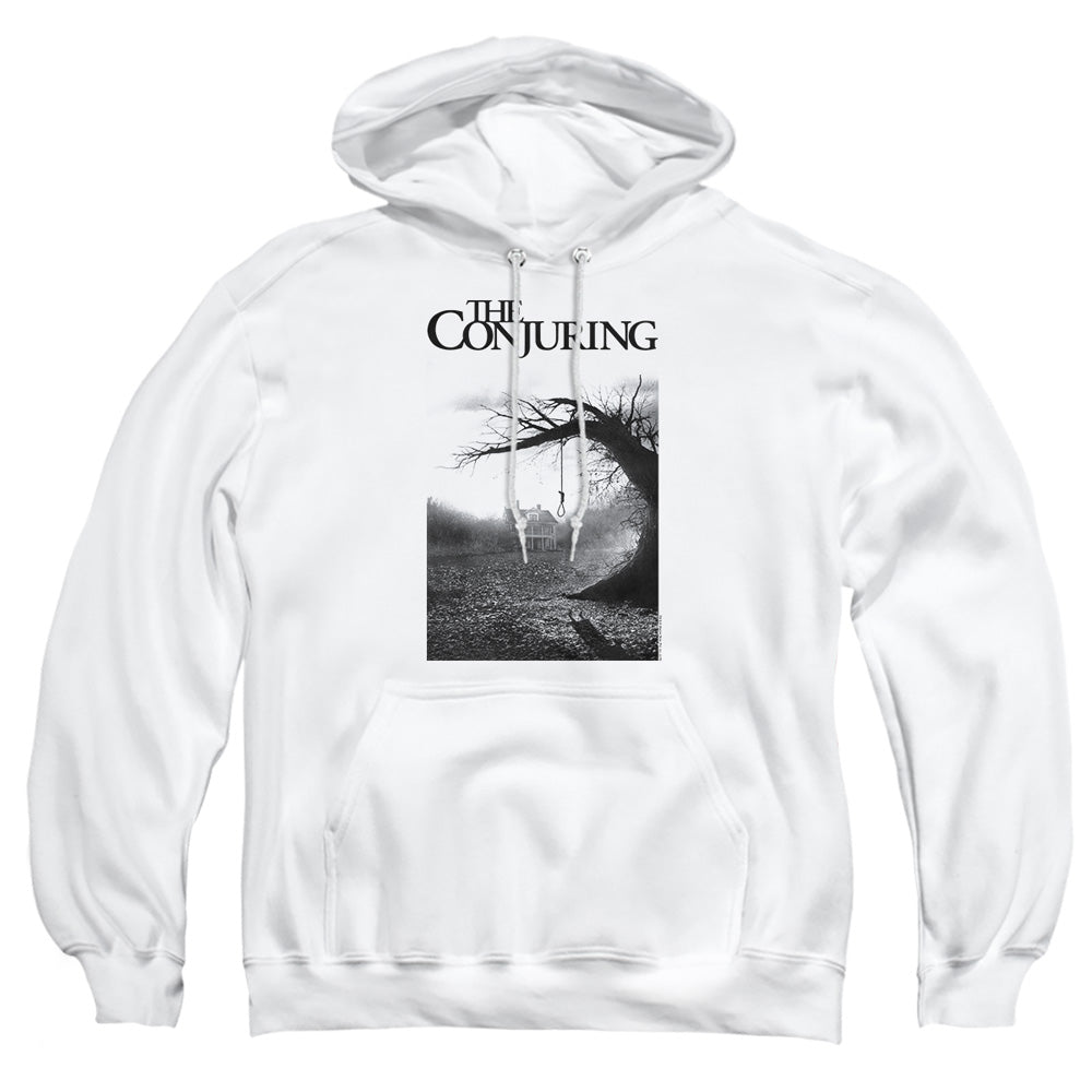 The Conjuring Poster White Pullover Hoodie