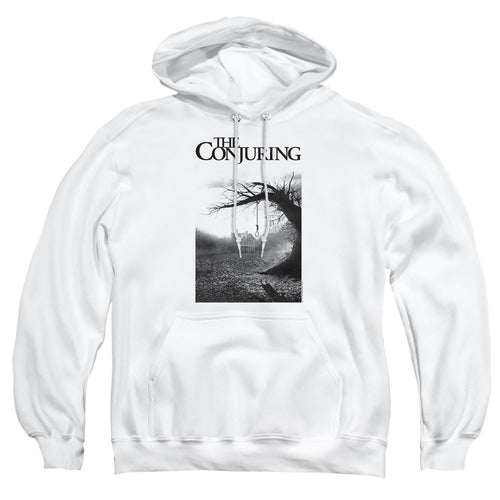The Conjuring Poster White Pullover Hoodie