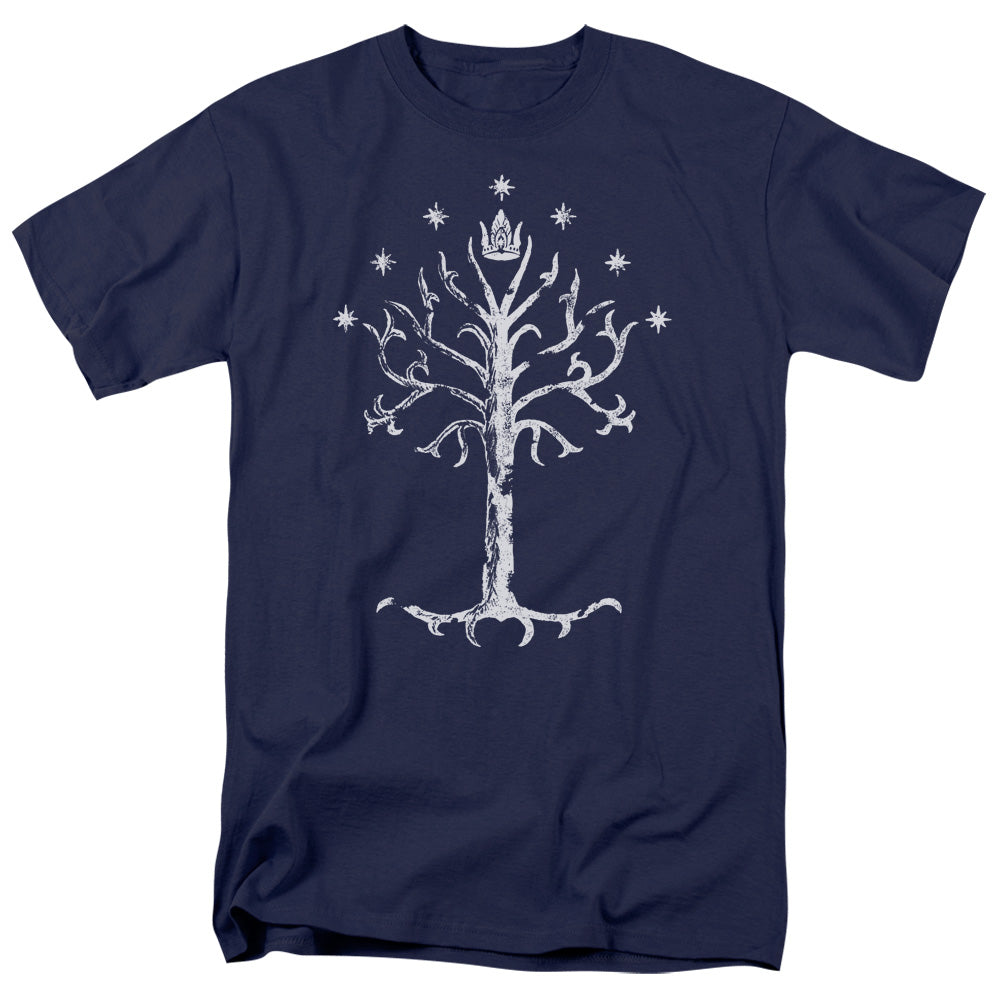 Lord of the Rings Tree of Gondor Navy T-Shirt