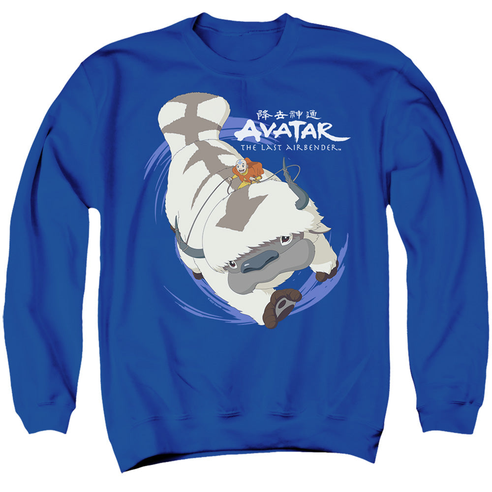 Avatar: The Last Airbender Appa In Flight Crewneck Sweatshirt
