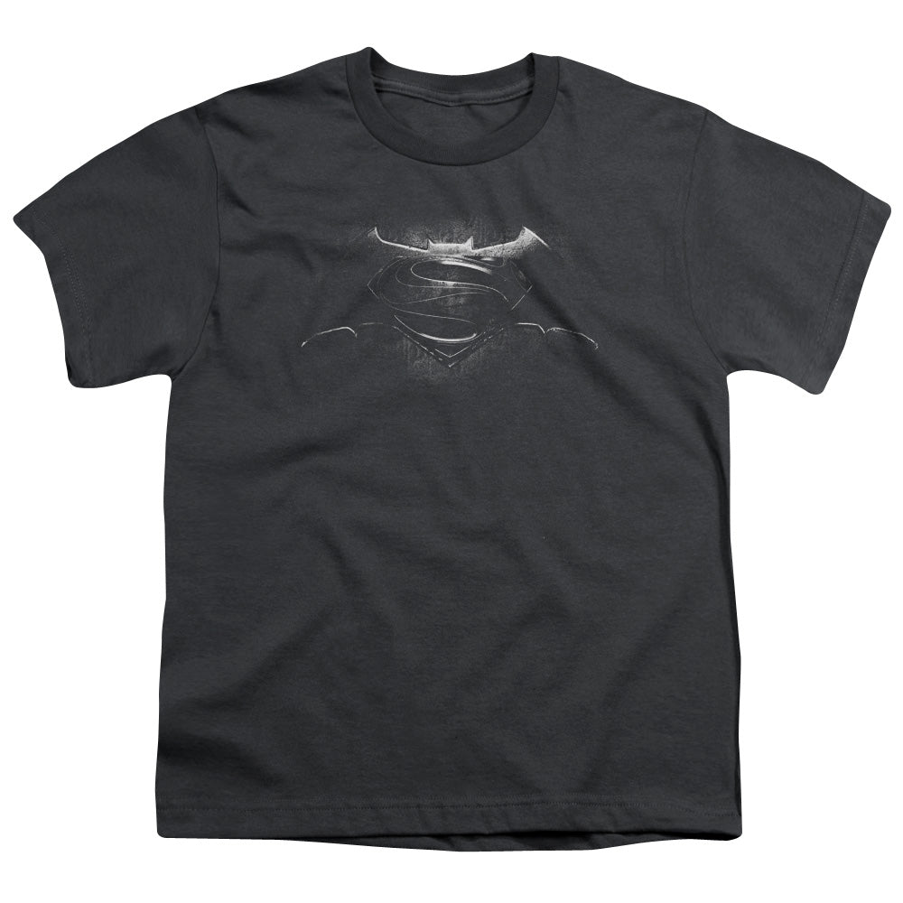 Batman v Superman Bw Logo Youth/Toddler T-Shirt