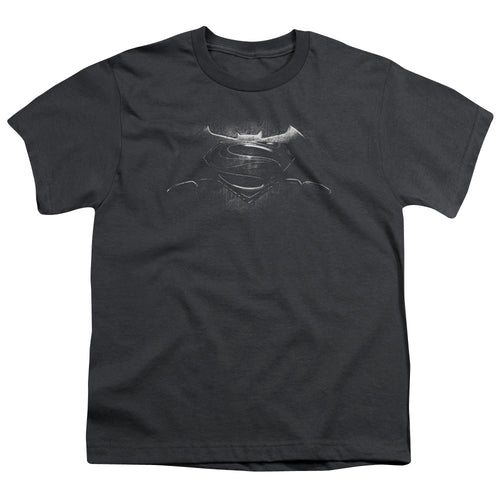 Batman v Superman Bw Logo Youth/Toddler T-Shirt