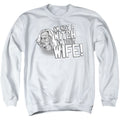 The Princess Bride Not a Witch White Crewneck Sweatshirt