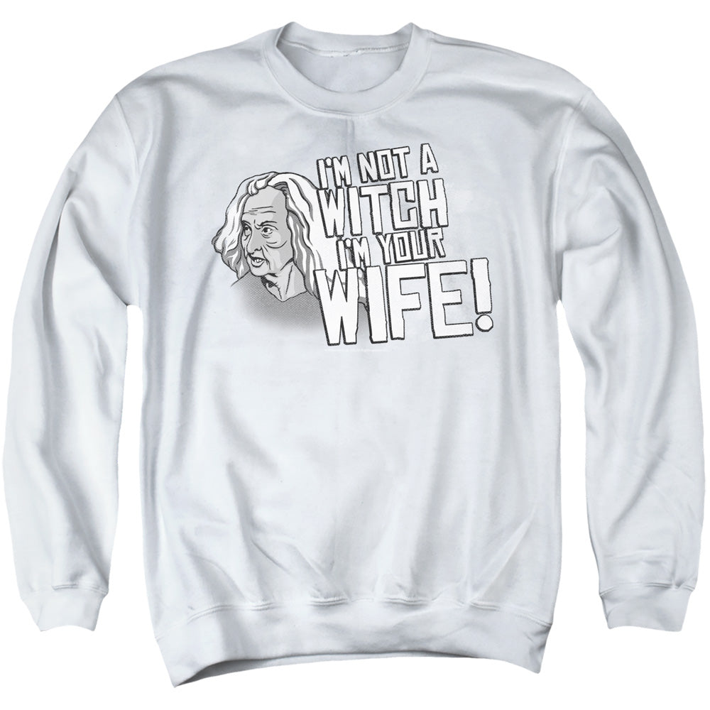 The Princess Bride Not a Witch White Crewneck Sweatshirt