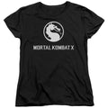 Mortal Kombat X Dragon Logo Womens T-Shirt