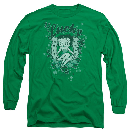 Betty Boop Lucky Boop Long Sleeve T-Shirt
