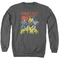 Justice League Worlds Best Crewneck Sweatshirt