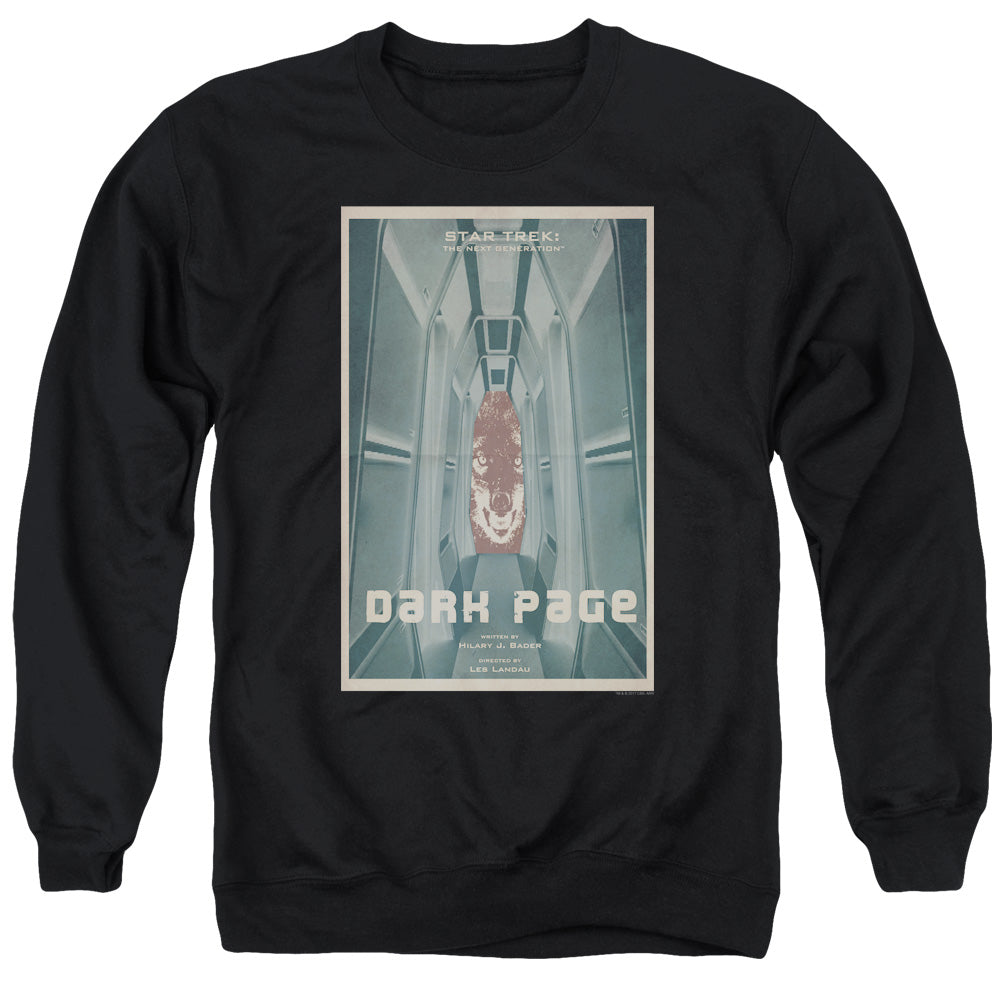 Star Trek Dark Page Black Crewneck Sweatshirt