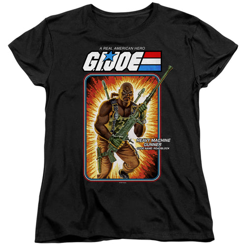 G.I. Joe Roadblock Card Womens T-Shirt