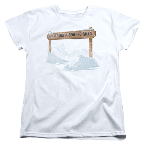 It's a Wonderful Life Bedford Falls Womens T-Shirt