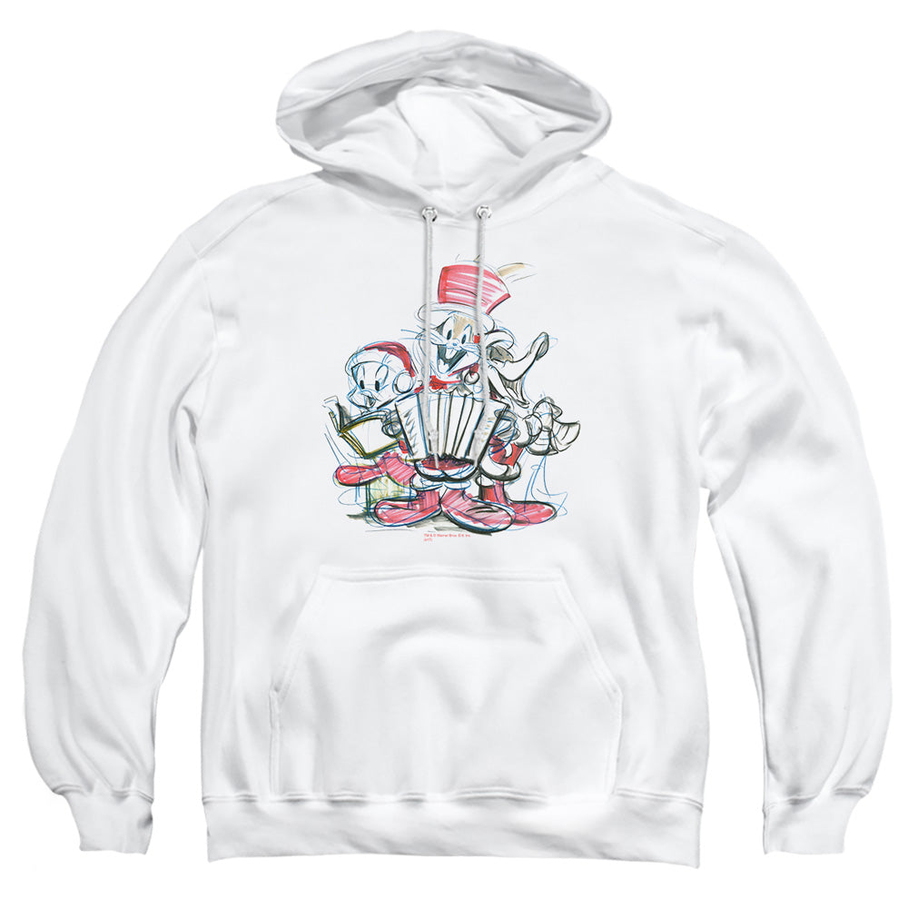 Looney Tunes Holiday Sketch Pullover Hoodie