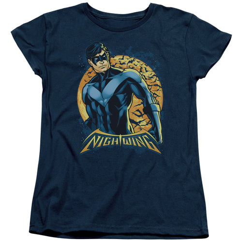 Batman Nightwing Moon Womens T-Shirt