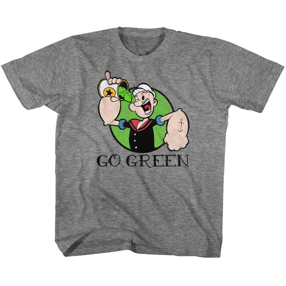 Popeye Go Green Youth/Toddler T-Shirt