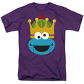 Sesame Street Christmas Nutcracker Cookie Monster Royal T-Shirt
