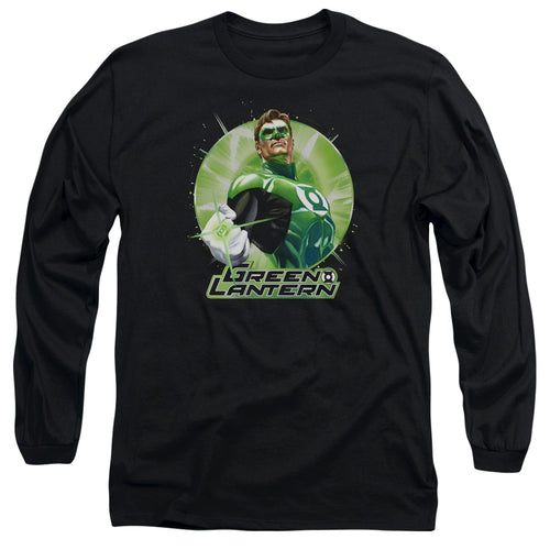 Green Lantern Green Static Long Sleeve T-Shirt