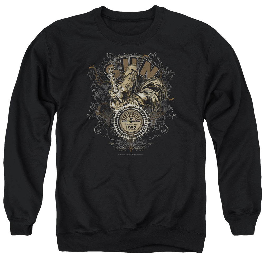 Sun Records Scroll Around Rooster Crewneck Sweatshirt