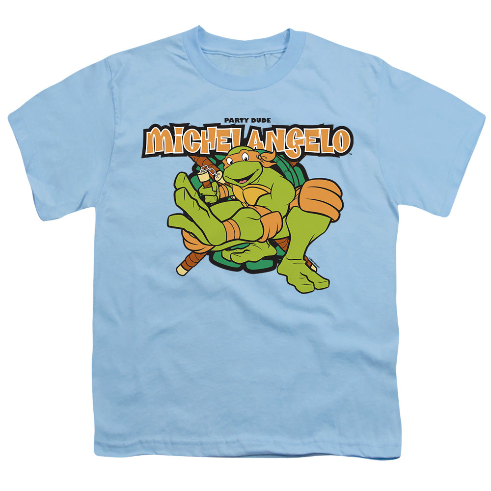 Teenage Mutant Ninja Turtles Party Dude Michelangelo Black Youth/Toddler T-Shirt