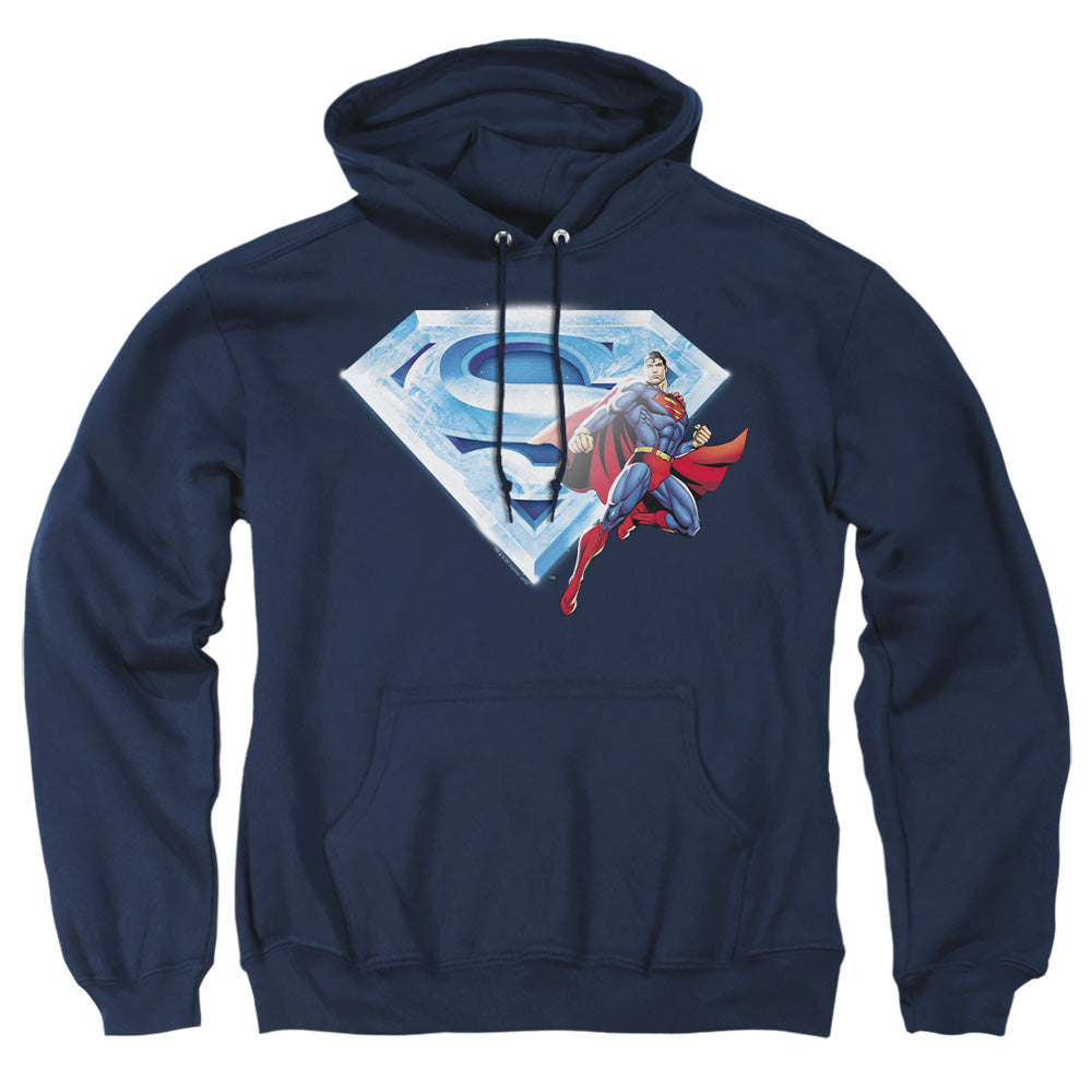 Superman & Crystal Logo Pullover Hoodie