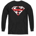 Superman English Shield Youth Long Sleeve T-Shirt