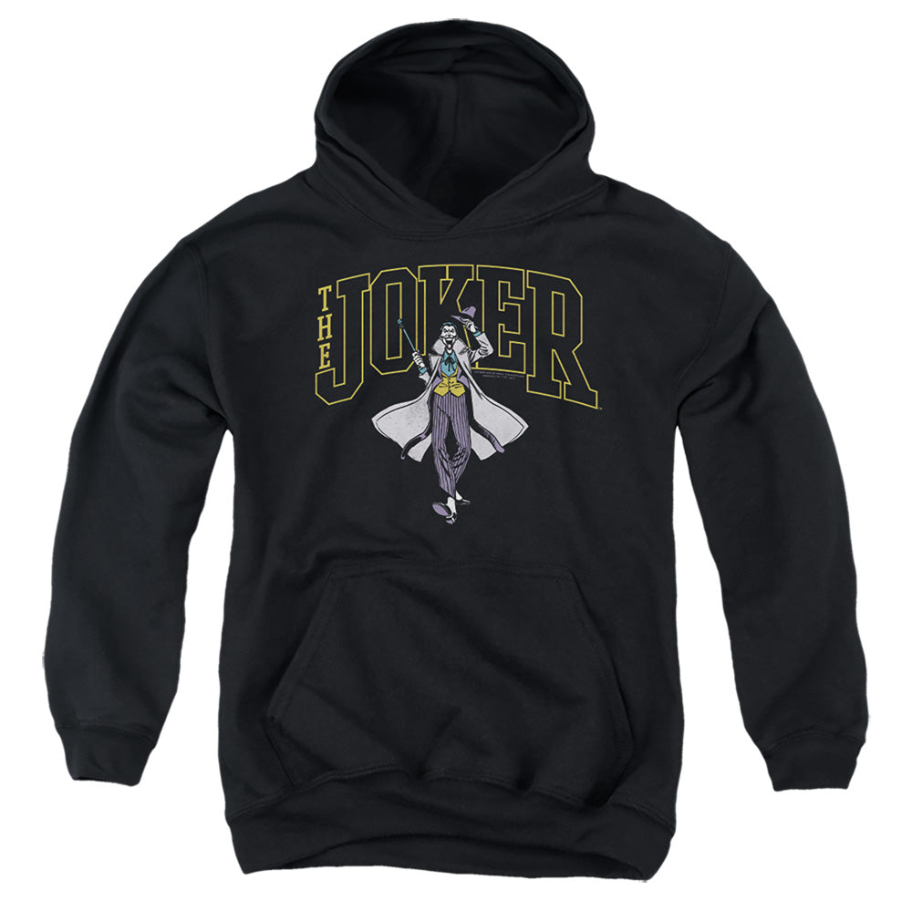 The Batman Joker Varsity on Black Youth Hoodie