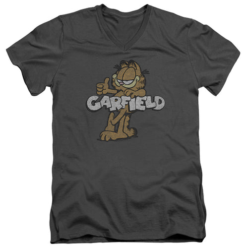 Garfield Retro Garf V-Neck T-Shirt