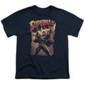 Superman Lift Up Navy Youth/Toddler T-Shirt