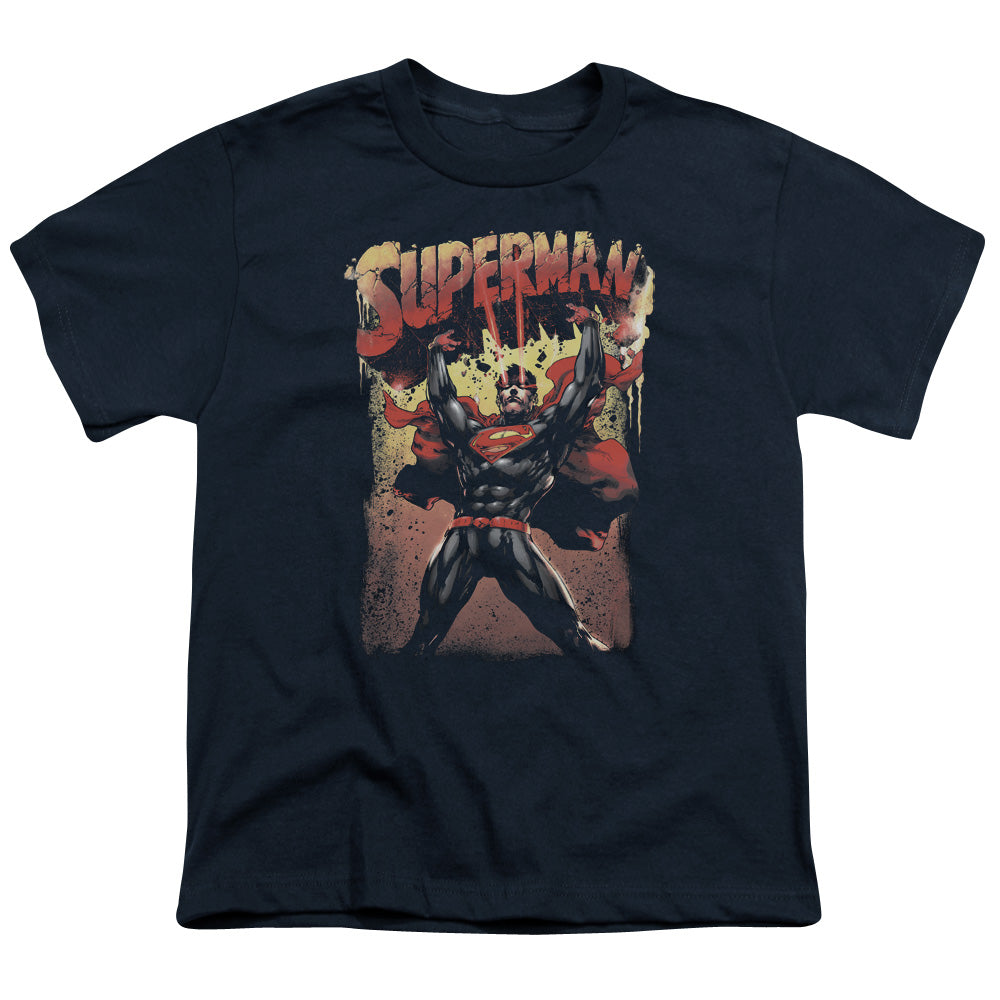 Superman Lift Up Navy Youth/Toddler T-Shirt