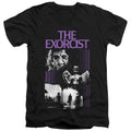 The Exorcist Regan and Pazuzu V-Neck T-Shirt