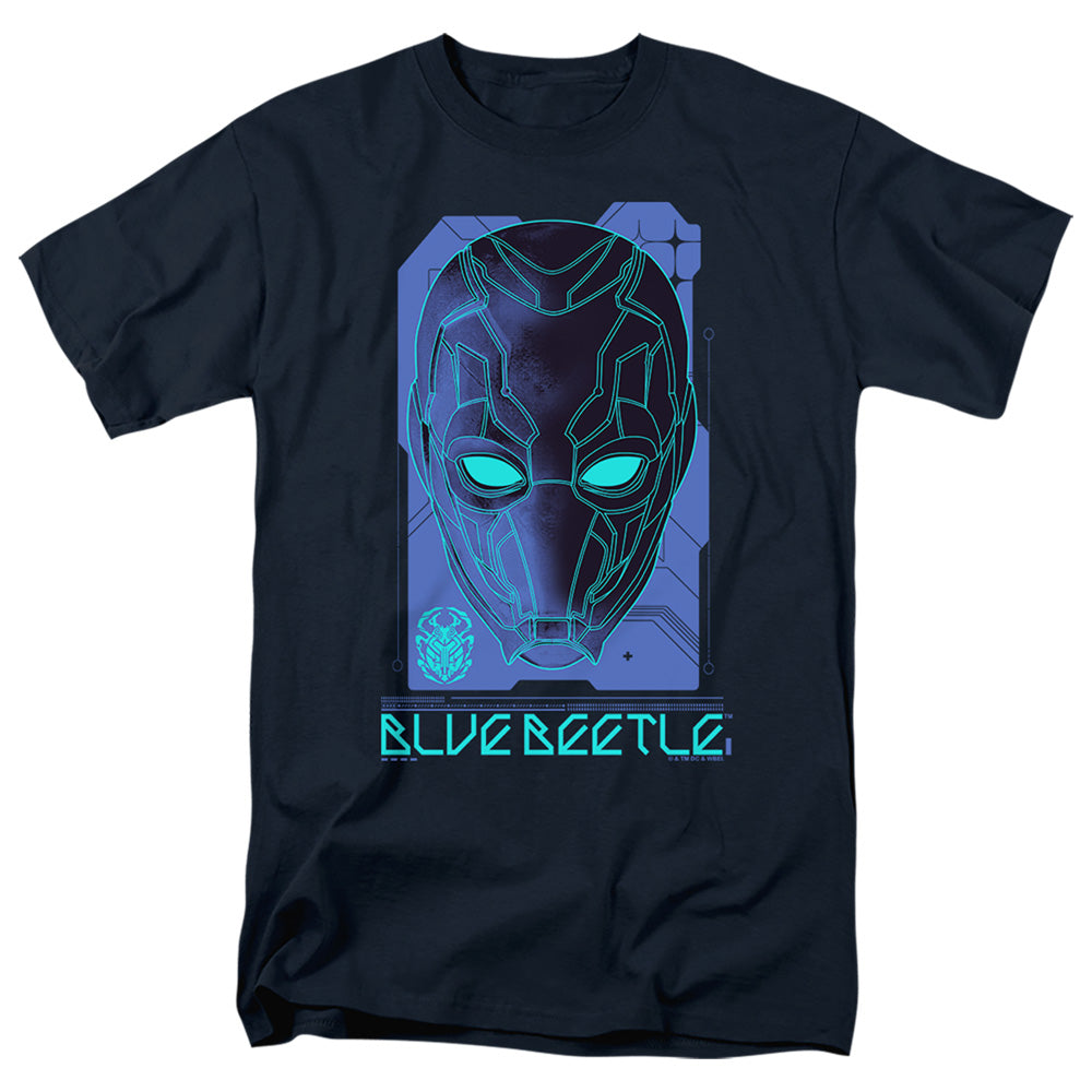 Blue Beetle Large Mask T-Shirt