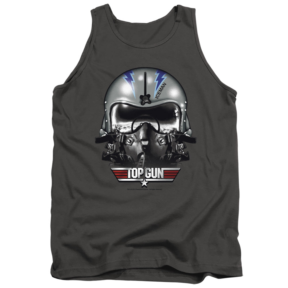 Top Gun Iceman Helmet Tank Top