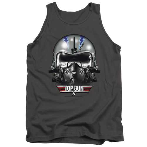 Top Gun Iceman Helmet Tank Top