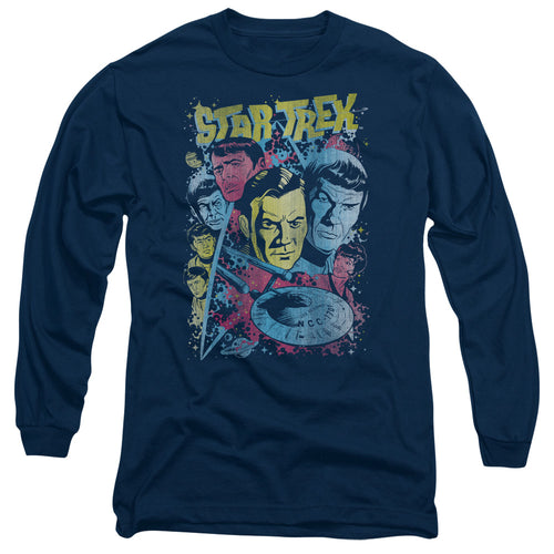 Star Trek Classic Crew Illustrated Long Sleeve T-Shirt