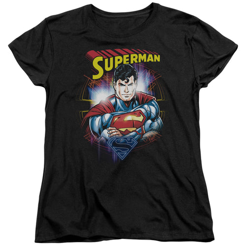 Superman Glam Womens T-Shirt
