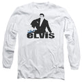 Elvis Presley Blue Suede Long Sleeve T-Shirt