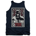 Batman I Will Fnd You Tank Top