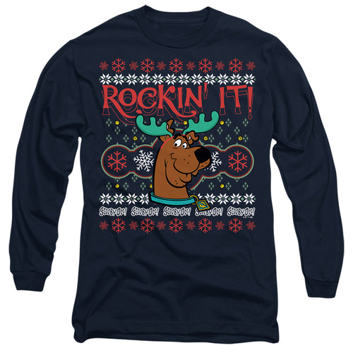 Scooby-Doo Rockin' It Ugly Christmas Long Sleeve T-Shirt