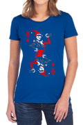 Batman Quinn Of Diamonds Womens T-Shirt