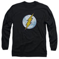The Flash Flash Neon Distress Logo Long Sleeve T-Shirt