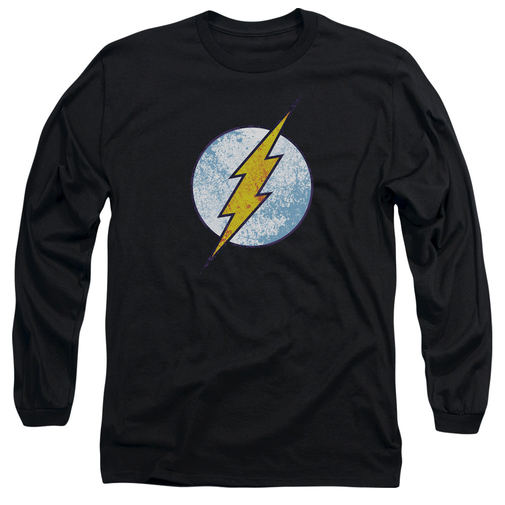 The Flash Flash Neon Distress Logo Long Sleeve T-Shirt
