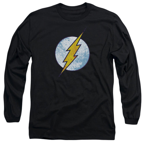 The Flash Flash Neon Distress Logo Long Sleeve T-Shirt