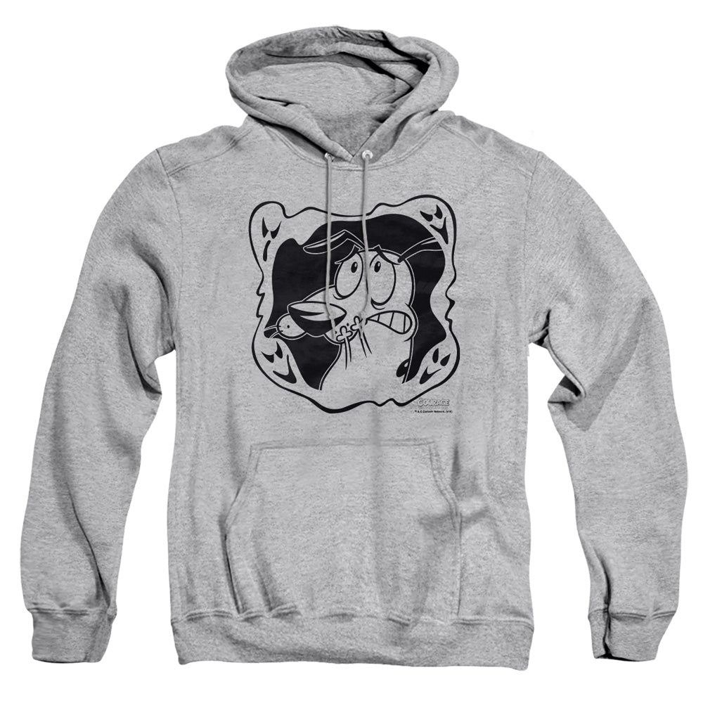 Courage the Cowardly Dog Ghost Frame Pullover Hoodie