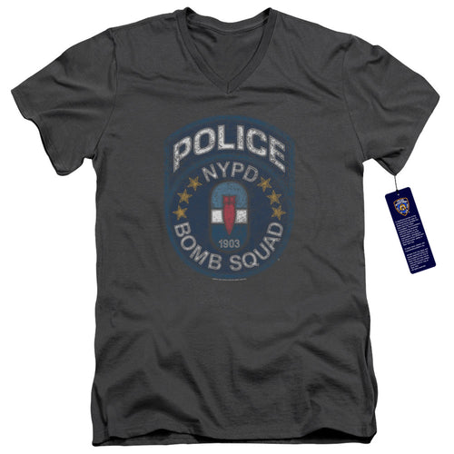 New York City Bomb Squad V-Neck T-Shirt