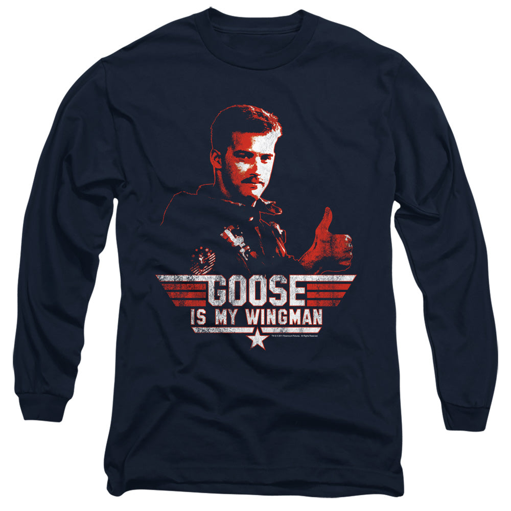 Top Gun Goose Is My Wingman Long Sleeve T-Shirt