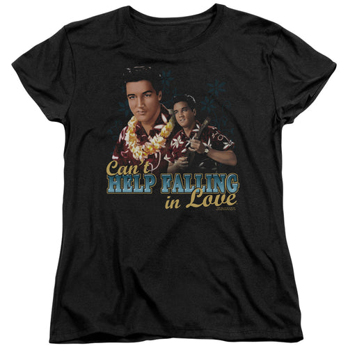Elvis Presley Cant Help Falling Womens T-Shirt
