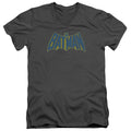 Batman Sketch Logo V-Neck T-Shirt