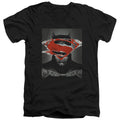 Batman v Superman Batman Poster V-Neck T-Shirt