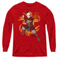 Avatar: The Last Airbender Zuko Flame Burst Youth Long Sleeve T-Shirt