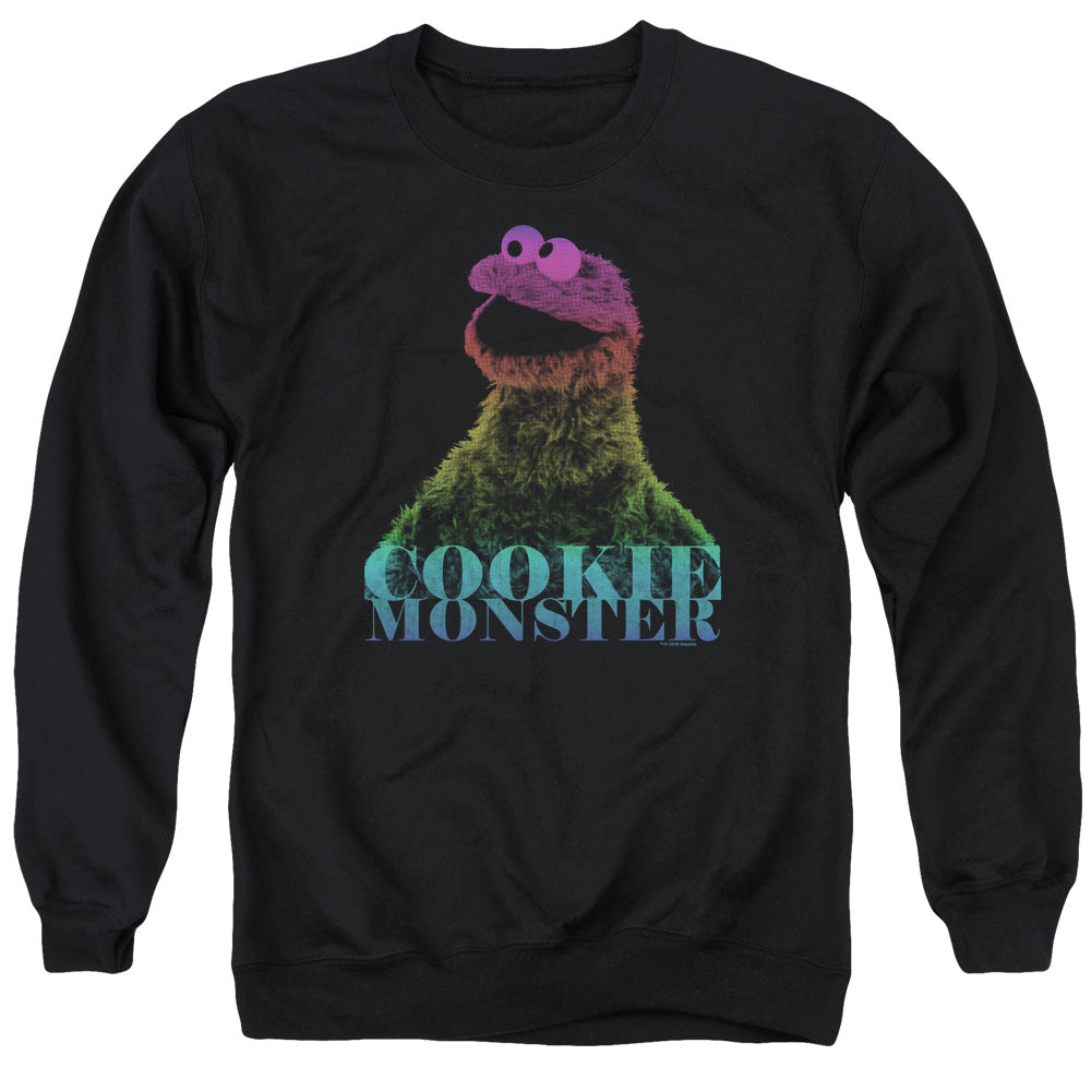 Sesame Street Cookie Monster Halftone Crewneck Sweatshirt
