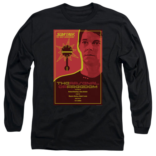 Star Trek The Arsenal of Freedom Black Long Sleeve T-Shirt