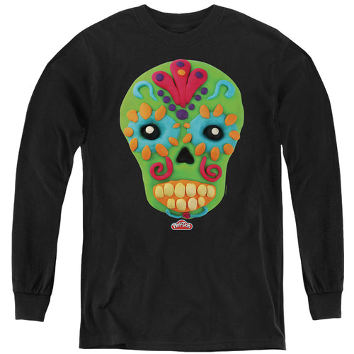 Play-Doh Sugar Skull Youth Long Sleeve T-Shirt